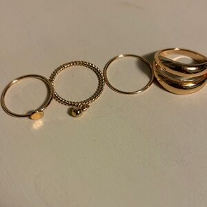 H&M Gold Ring Collection